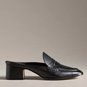 Anthropologie Maeve Loafer Mule Heels Size 6